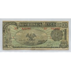 MEJICO 1916 BILLETE EN BUEN ESTADO BOBIERNO PROVISIONAL